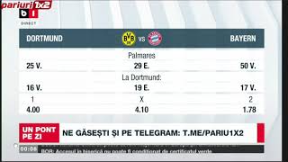 DORTMUND – BAYERN: “Fierbe” Bundesliga! Cotă de 1.47 pentru derby-ul primelor două clasate!