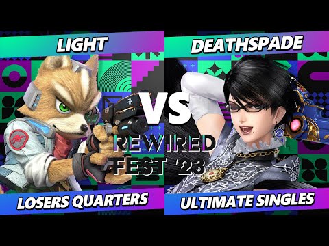 ReWired Fest 2023 Top 8 - Light (Fox) Vs. Deathspade (Bayonetta) Smash Ultimate - SSBU