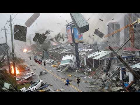 Argentina NOW! Chaos in Córdoba! A doomsday storm rips roofs off houses