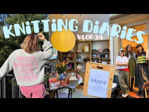 XXXL Oktober Vlog: Hamburg Pop Up und Vorbereitungen, neue Strickprojekte und Wollfabrik Haul