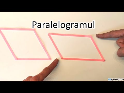 Geometrie, Paralelogramul, clasa a IV-a