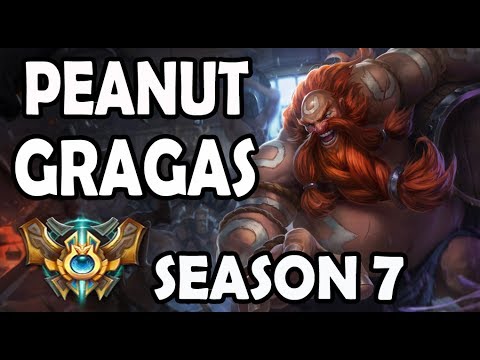 SKT T1 Peanut Gragas Jungle vs Lee Sin - Ranked Challenger Korea