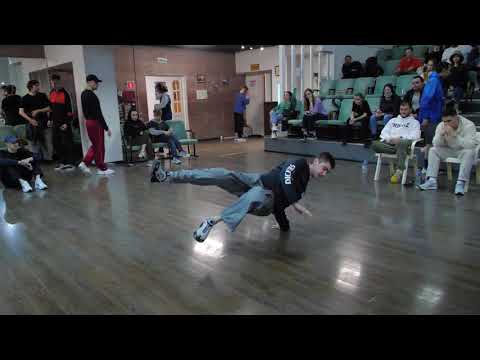 profi 1x1 bboy Danil Krim vs Casper - "ALL OPTION" break dance battle