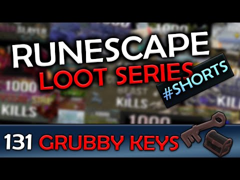Runescape loot series - 131 Grubby keys #Shorts