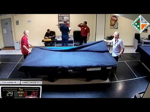 LLIGA CATALANA 3BANDES 3aDIV - 1JORNADA - CB LLEIDA "B" vs S.C. COLÓN "A"