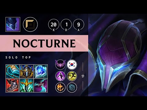 Nocturne Top vs Irelia - KR Master Patch 25.21