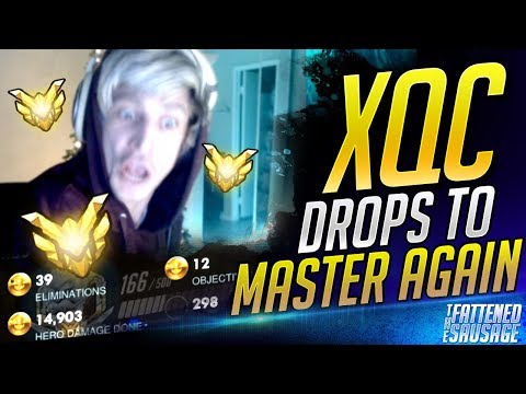 XQC DROPS TO MASTERS... AGAIN! Gets Wrecked By Diamonds & Masters?!