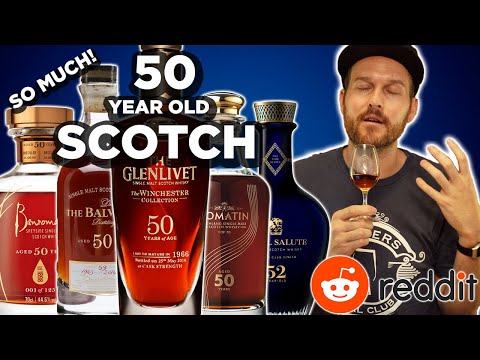 WOW, SO MUCH 50 YEAR OLD SCOTCH! Reddit Whisky Recap Ep3