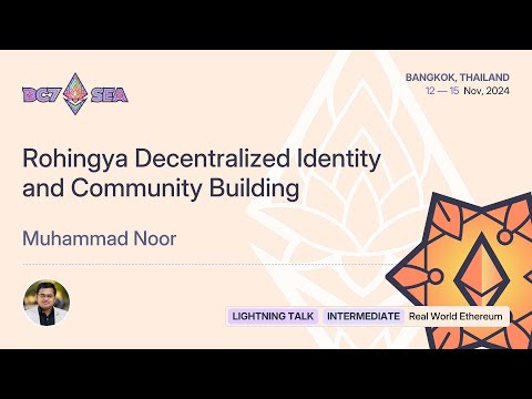 Rohingya Decentralized Identity and Community Building preview