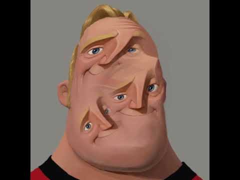 Mr Incredible Becoming More Faces Template