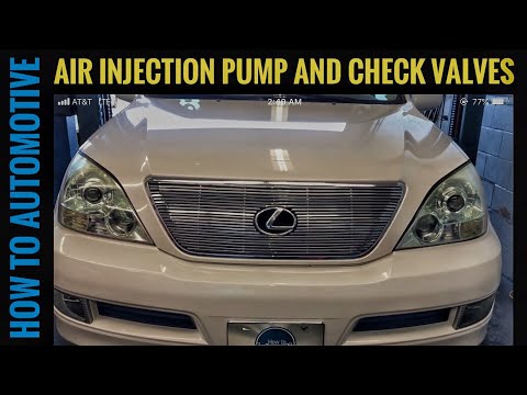 How To Replace The Secondary Air Injection Pump And Check Valves On A 2002-2009 Lexus GX470