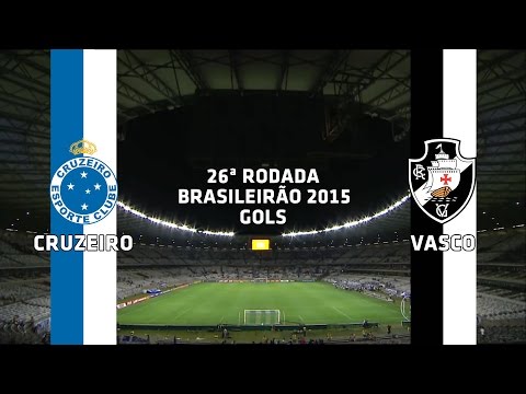 Gols - Cruzeiro 2 x 2 Vasco - Brasileirão - 16/09/2015
