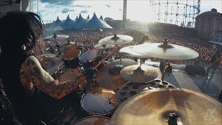 Arch Enemy Daniel Erlandsson Drumcam &#39;As The Pages Burn &#39; / Tuska Festival 2018