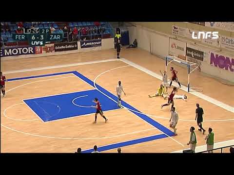 Gol Esteban (6-4) O Parrulo Ferrol - Futbol Emotion Zaragoza. J19, 1Div. LNFS