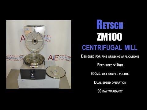 Retsch ZM100 ultra-centrifugal mill (3519B MILL)