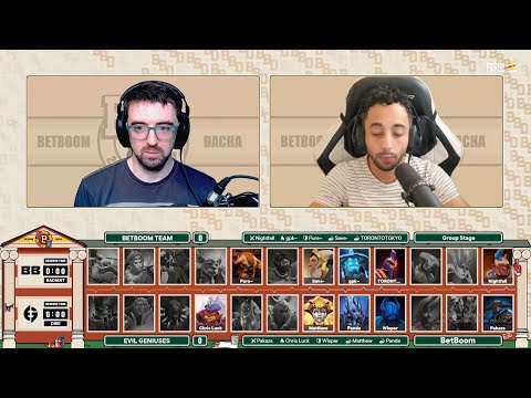 BetBoom Dacha | Group Stage | BetBoom Team vs Evil Geniuses - Game 1