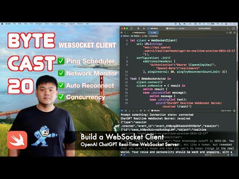 ByteCast #20 - Build a WebSocket Client | Ping Scheduler & Network Monitor | Auto Reconnect thumbnail