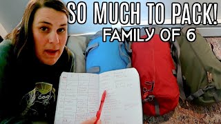 Pack With Me | Food & Clothes for a Week Long Family Trip!