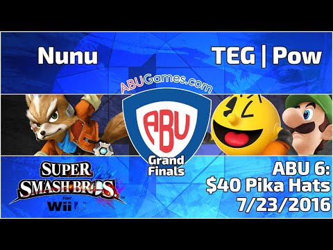 ABU Monthly 6: Nunu (Fox) vs. TEG | Pow (Pacman, Luigi) - Smash 4 Grand Finals
