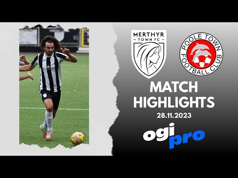 Merthyr Town 0-2 Poole Town | Match Highlights | 28.11.23