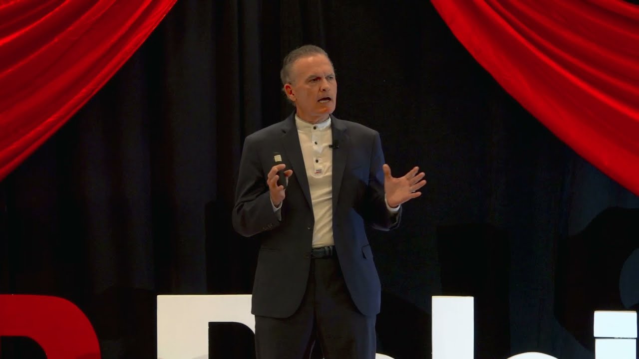 Stephen Barrett on stage