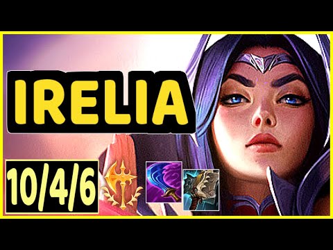 IRELIA VS RYZE - 10/4/6 KDA MID GAMEPLAY CHALLENGER I