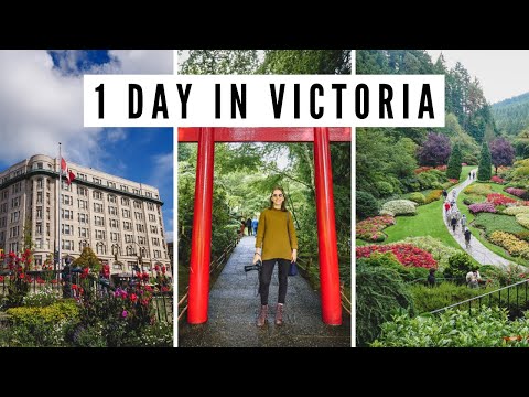 Visite Victoria em um dia! | Jardins Butchart + chá da tarde + passeio pelo centro de Victoria