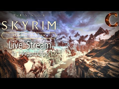Skyrim Special Edition Live: Secrets of the Forgotten Vale Part 107, Lvl 68 Legendary (1440p/60fps)