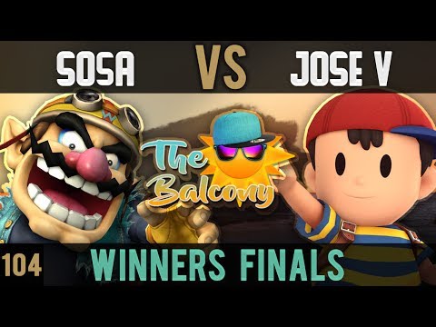 PM @ the Balcony 104 - Winners Finals ft. Jose V (Ness) VS R3|Sosa (Wario)