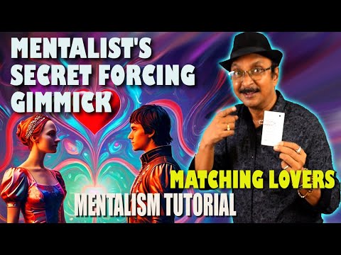 Mentalist's Secret Forcing Gimmick!!! #magic_tutorial #mentalism_tutorial