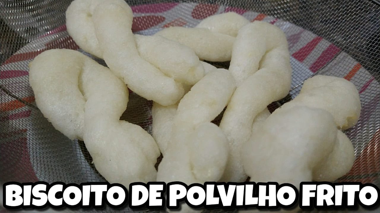 BISCOITO DE POLVILHO FRITO | SEM OVOS | FÁCIL DE FAZER