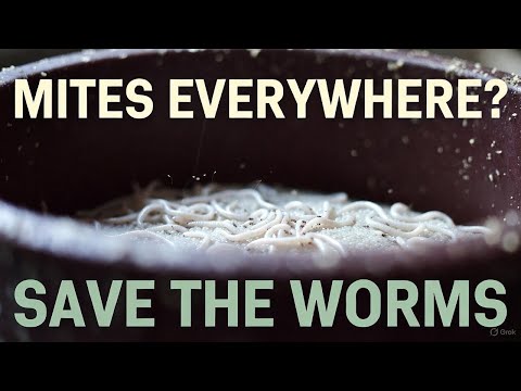 How to Eliminate Mites in White Worm Cultures Without Crashing the Colony