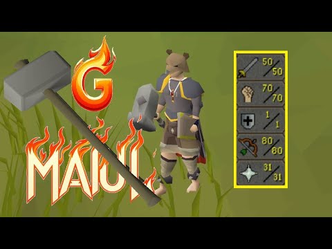 The Ultimate Pure Account Building Guide - EP #2  - G -Maul Meta!  (OSRS)