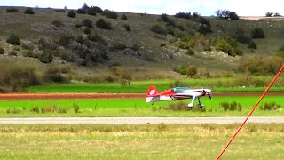 preview picture of video 'Sbach 342 D-ELXA takeoff from Millau-Larzac [LFCM]'