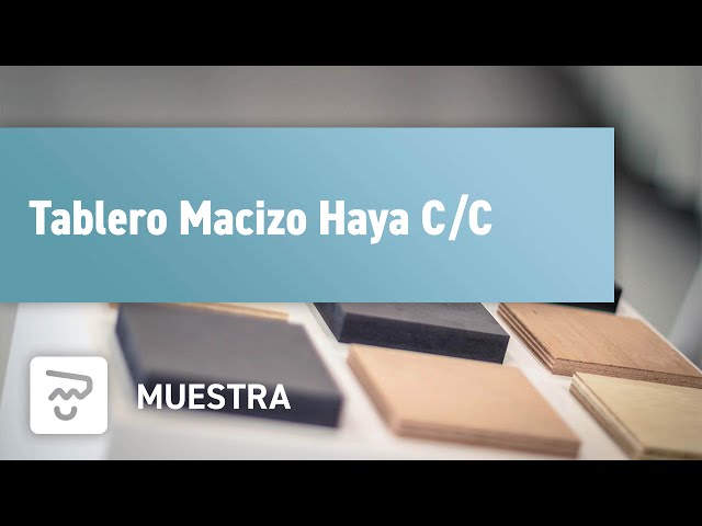 Tablero Macizo Haya C/C