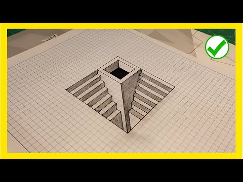 How to Draw a 3D Hole on Paper - Step-by-Step Illusion Drawing Tutorial