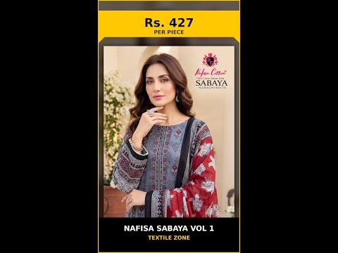 Nafisa Sabaya Vol 1 - Pakistani Readymade Suits – product video thumbnail