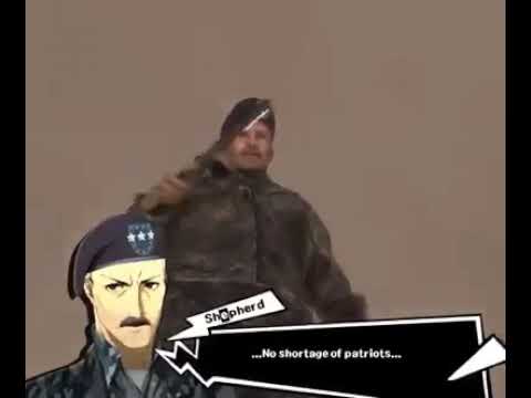 Persona Captain Price beats up Shepard