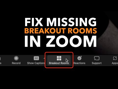 Enable Breakout Rooms in Zoom - Teaching Online