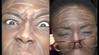 Old Age Makeup | Halloween Series | Dark-Skinned Divas