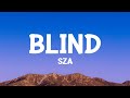 Sza Blind Lyrics