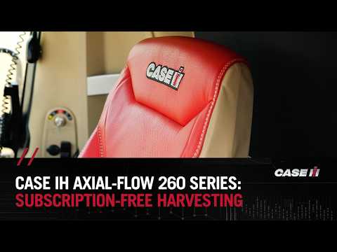 CASE IH AXIAL-FLOW 260 SĒRIJA 498-634 ZS video