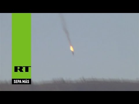 Turquía derriba un avión de combate ruso que habría violado su espacio aéreo desde Siria