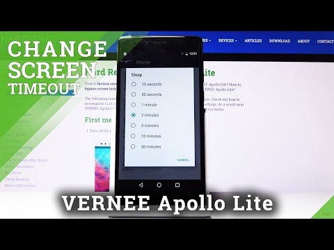 How to Change Screen Timeout in Vernee Apollo Lite – Set Up Timeout