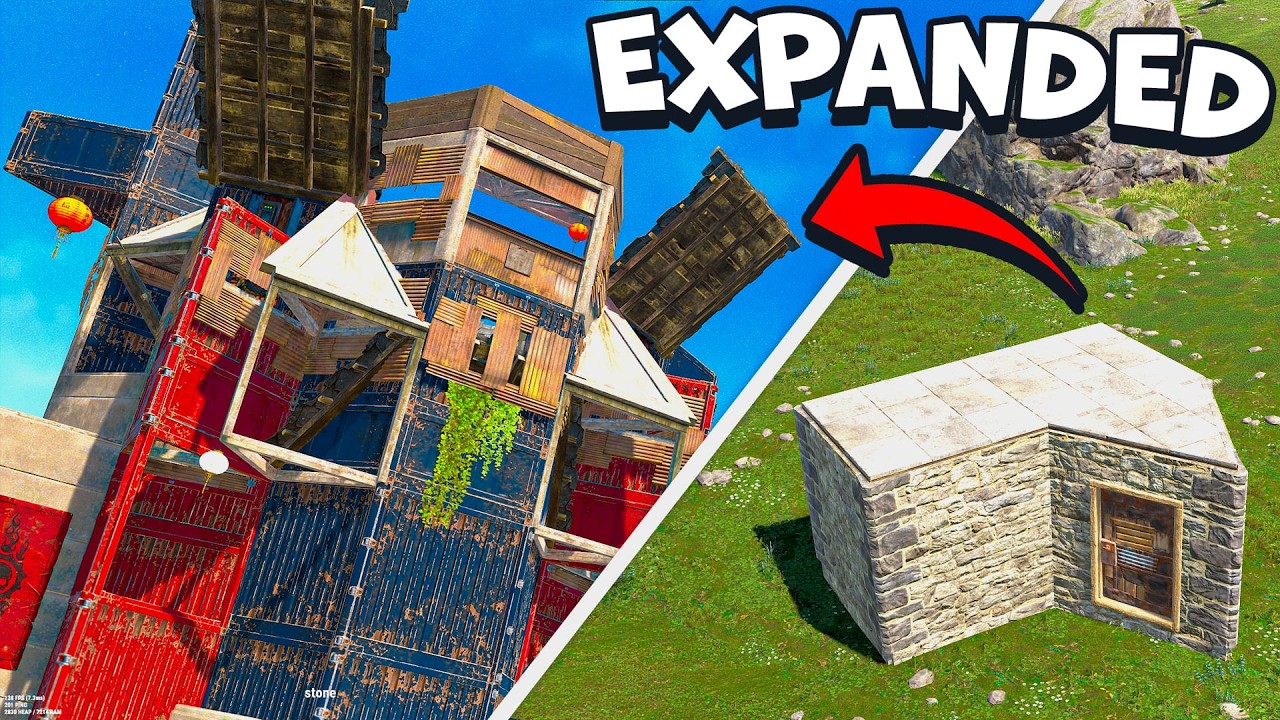 The Aegis. BUNKER BASE for 70 ROCKET - rust base design