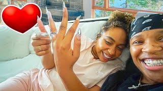 Ezee and Natalie Got ENGAGED & Didn't Tell Their MOMS (prank)