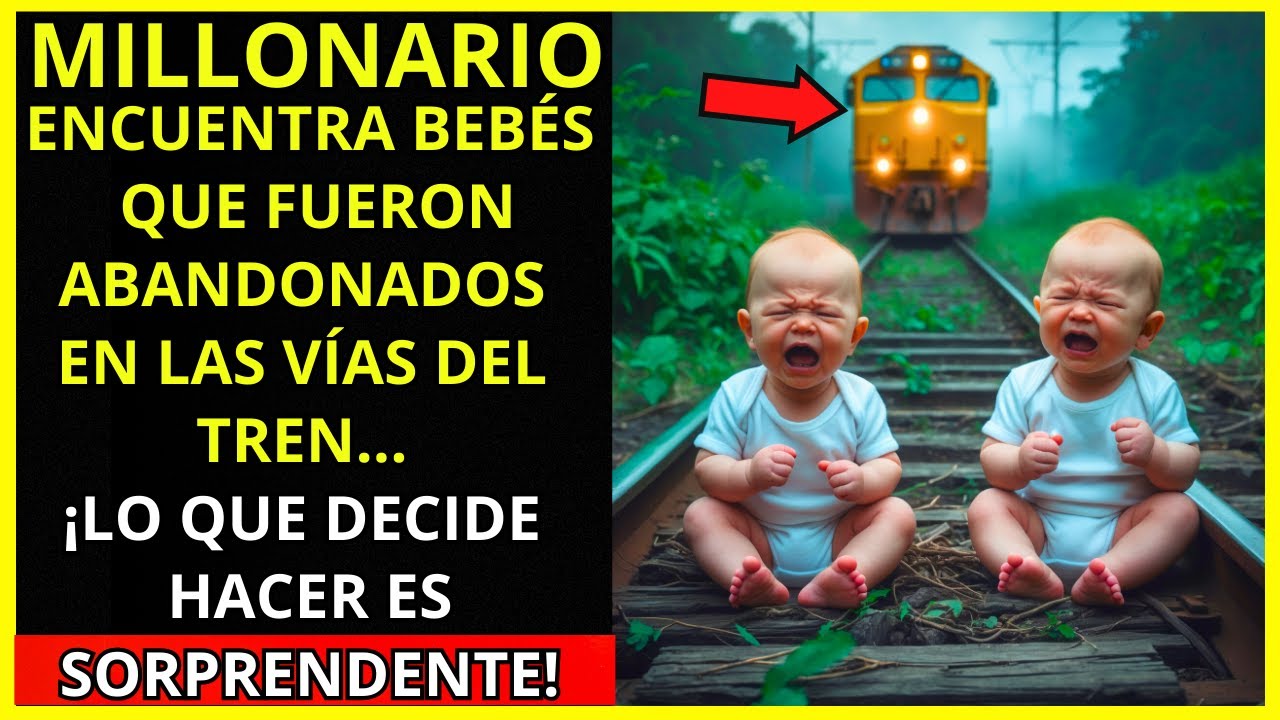 MILLONARIO ENCUENTRA BEBÉS ABANDONADOS EN LAS VÍAS DEL TREN: ¡LO QUE HACE ES INCREÍBLE!