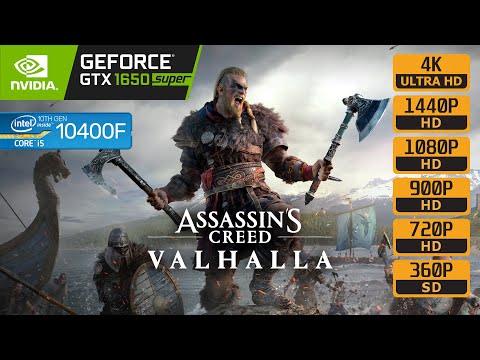 ASSASSINS CREED VALHALLA - GTX 1650 SUPER - i5 10400F