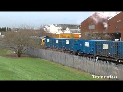 FL Class 66 No. 66544 on 6J34 Runcorn Folly Lane - Brindle Heath @ Denton Junction on 28.01.16 - HD
