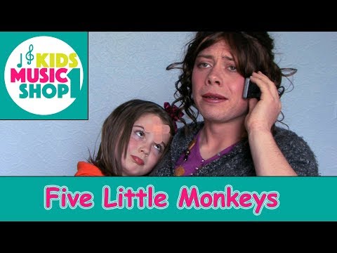 Five little monkeys bouncing on the bed